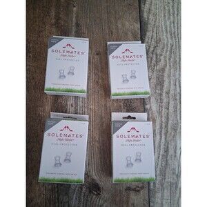 NEW! Bundle of 4 Solemates High Heel Protectors, Clear Narrow